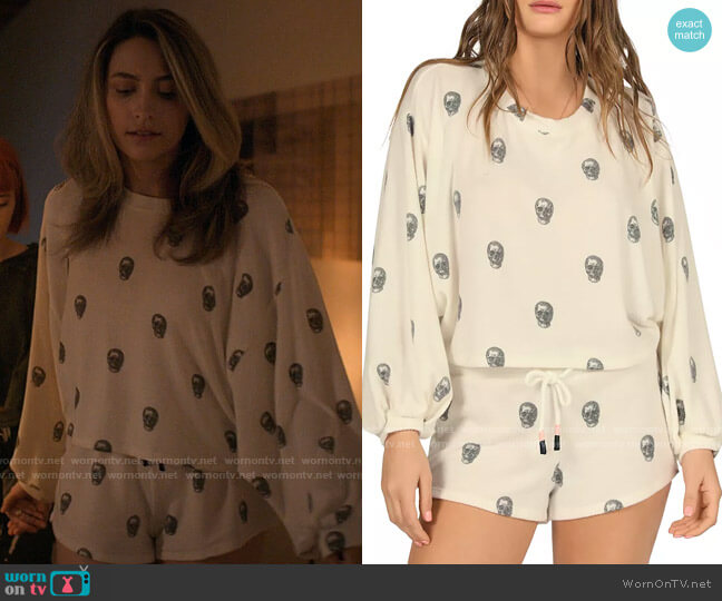 Vintage Havana Skull Print Sweatshirt