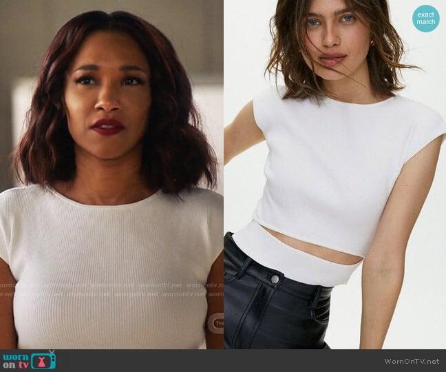 Wilfred Yacine Top worn by Iris West (Candice Patton) on The Flash
