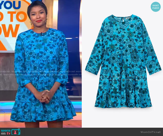 Zara Floral Print Dress