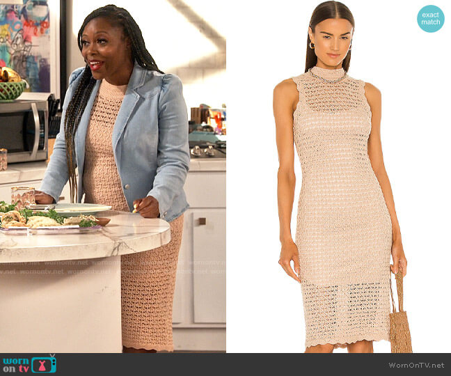 525 Sleeveless Midi Dress worn by Maeve (Lyric Lewis) on iCarly