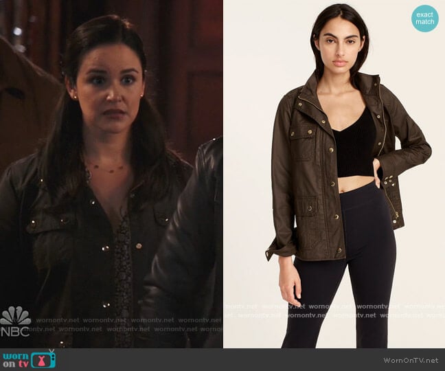J. Crew The downtown field jacket worn by Amy Santiago (Melissa Fumero) on Brooklyn Nine-Nine