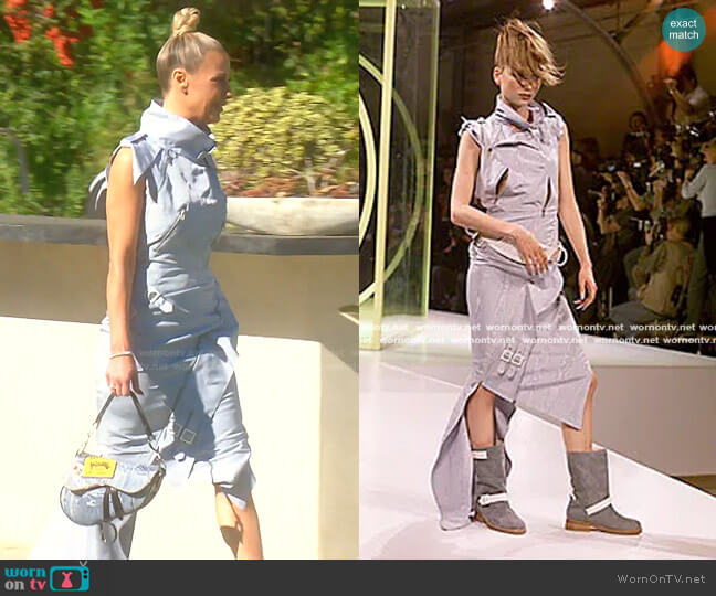 John Galliano Summer Collection 2000 worn by Dorit Kemsley on The Real Housewives of Beverly Hills