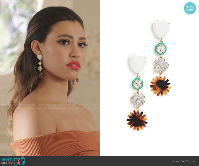 Lele Sadoughi Canopy Linear Earrings