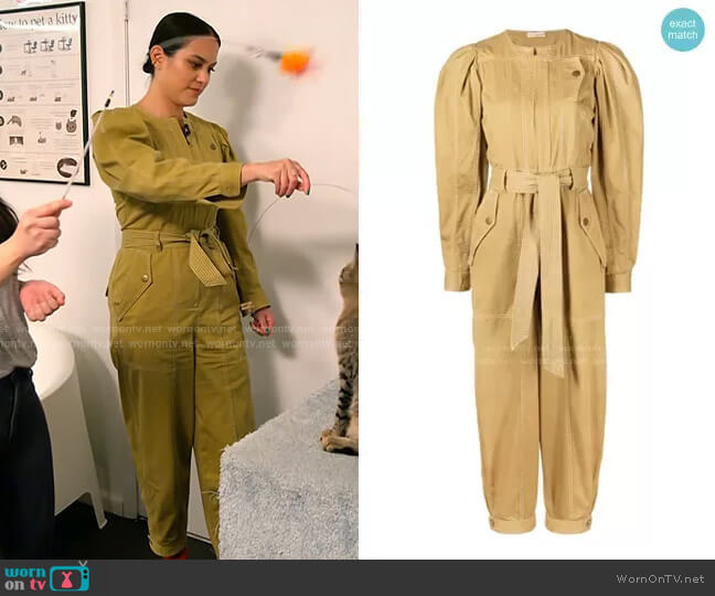Ulla Johnson Leo Jumpsuit worn by Donna Farizan on Today