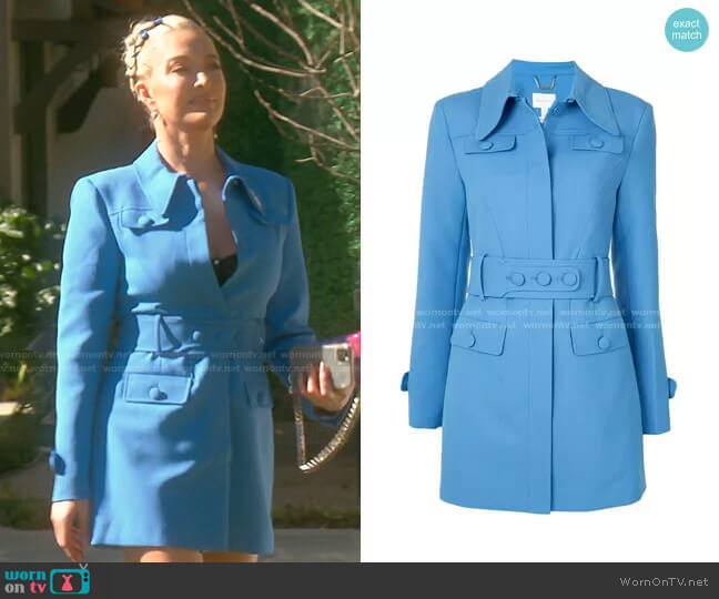 Alice McCall Little Journey Belted Waist Blazer worn by Erika Jayne on The Real Housewives of Beverly Hills
