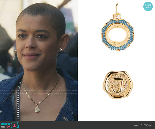 Maria Black Yasmeen Ocean Charm worn by Julien Calloway (Jordan Alexander) on Gossip Girl