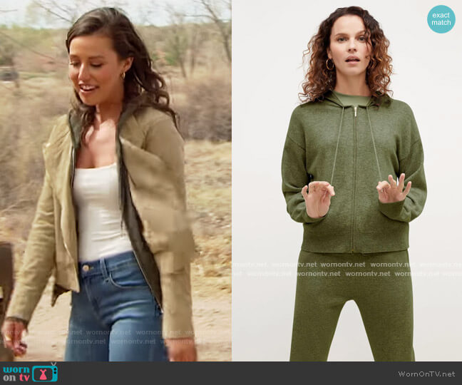 M.M. Lafleur The Judith Hoodie—Cashmere worn by Katie Thurston on The Bachelorette
