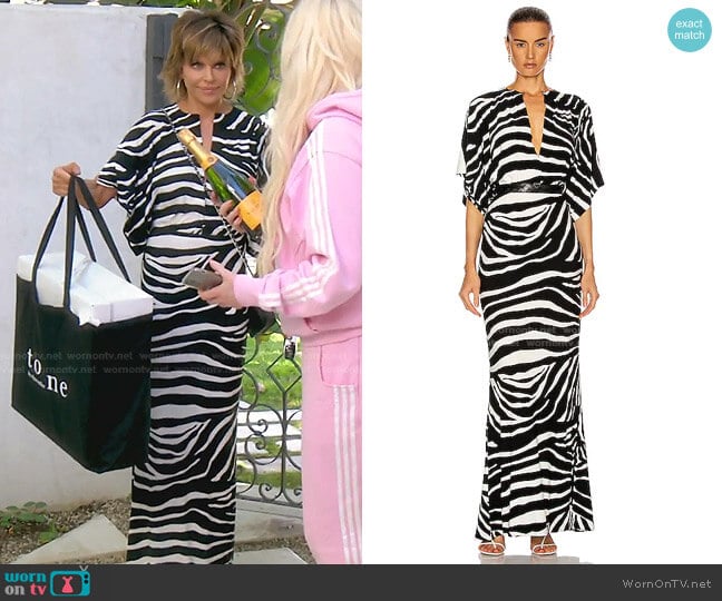 Norma Kamali Obie Gown worn by Lisa Rinna on The Real Housewives of Beverly Hills