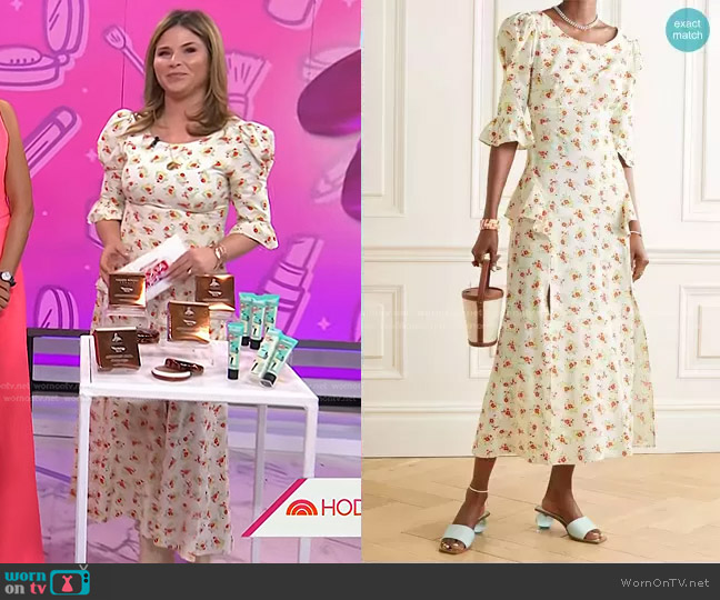 Rixo Quinn Dress worn by Jenna Bush Hager on Today