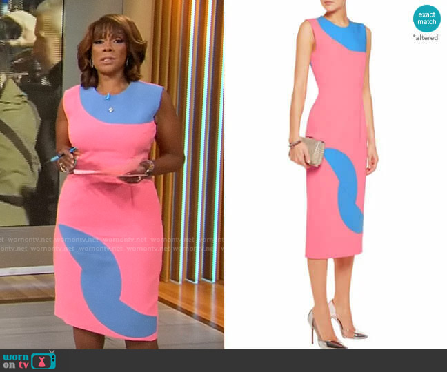 Roksanda Allerton Dress worn by Gayle King on CBS Mornings