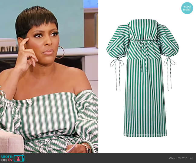 Rosie Assoulin Knee-length dresses worn by Tamron Hall on Tamron Hall Show