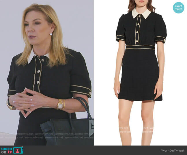 Sandro Tweed Minidress worn by Ramona Singer on The Real Housewives of New York City