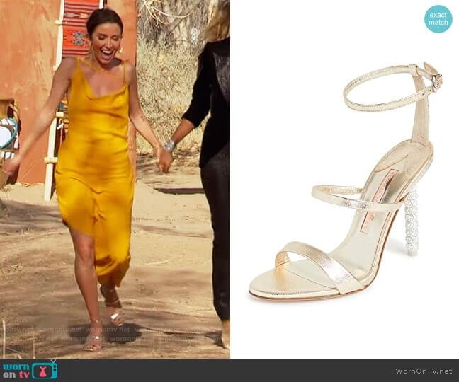 Sophia Webster Rosalind Crystal Sandals worn by Kaitlyn Bristowe on The Bachelorette