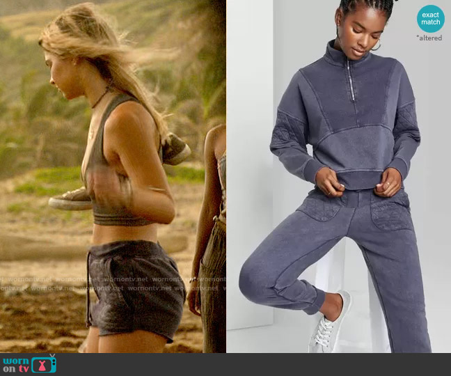 Wild Fable Quilted Joggers worn by Sarah Cameron (Madelyn Cline) on Outer Banks