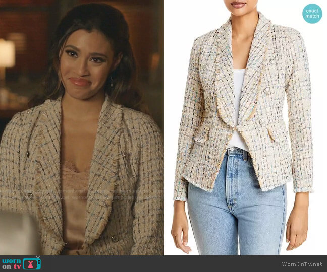 Aqua Tweed Blazer