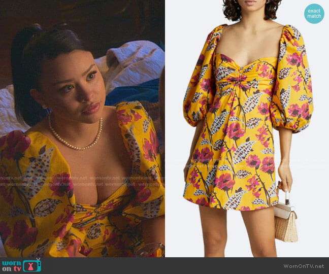 A.L.C. Elle Dress worn by Mariana Foster (Cierra Ramirez) on Good Trouble