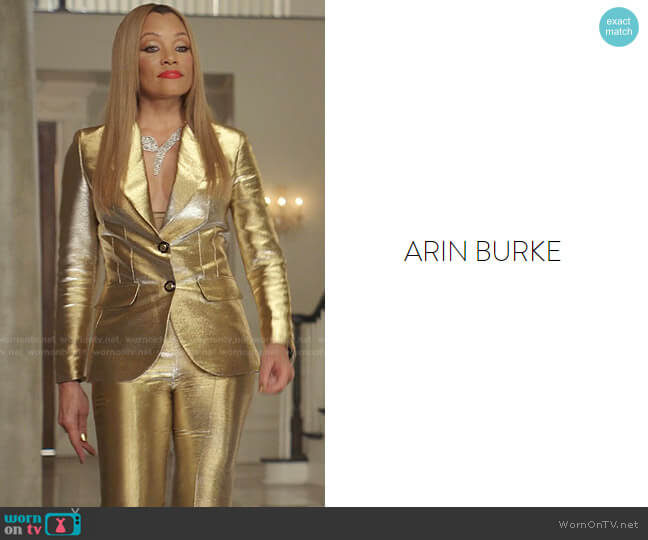 costume designer Arin Burke Custom designed worn by Dominique Deveraux (Michael Michele) on Dynasty