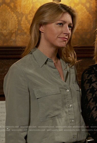 Ava’s button down shirt on Legends of Tomorrow
