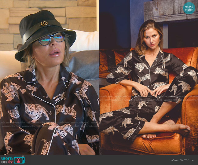 Averie Sierra Pajama worn by Lisa Rinna on The Real Housewives of Beverly Hills