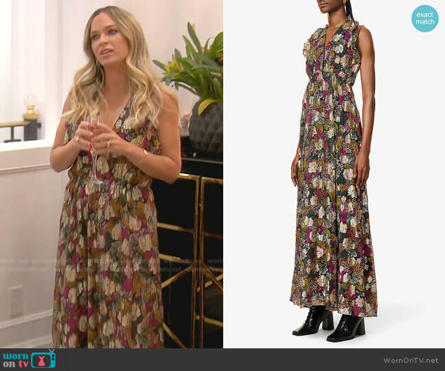 Ba&Sh Leo Dress worn by Teddi Mellencamp Arroyave on The Real Housewives of Beverly Hills