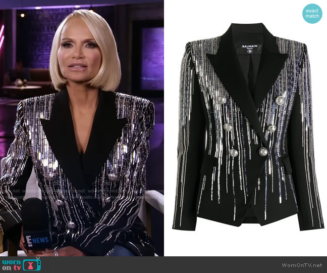 Balmain Embellished Double-Breasted Blazer