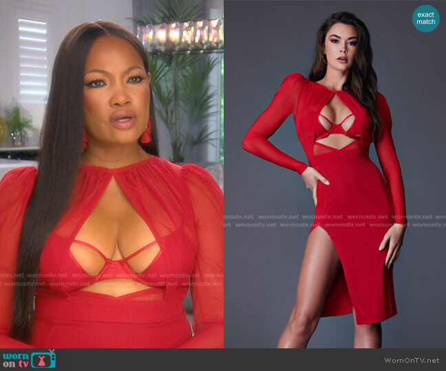 Bao Tranchi Bella Dress worn by Garcelle Beauvais on The Real Housewives of Beverly Hills