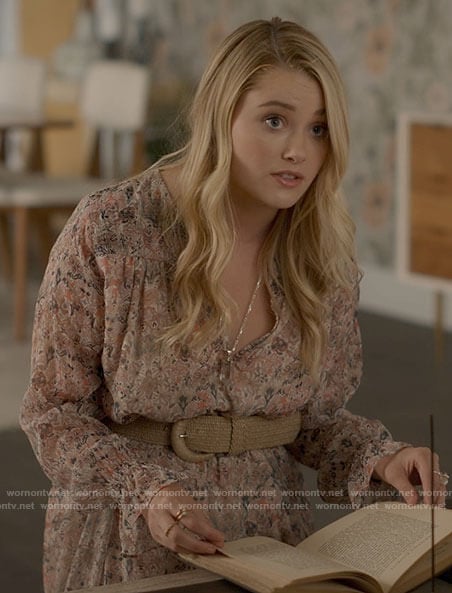 Bernadette’s floral dress on American Horror Stories
