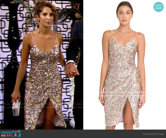 Black Halo Bowery Dress worn by Lily Winters (Christel Khalil) on The Young and the Restless