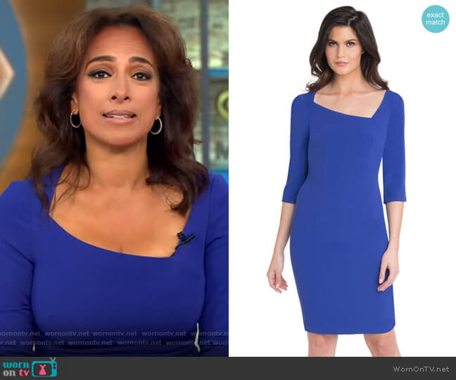 Black Halo Derek Sheath in Dream Boat worn by Michelle Miller on CBS Mornings