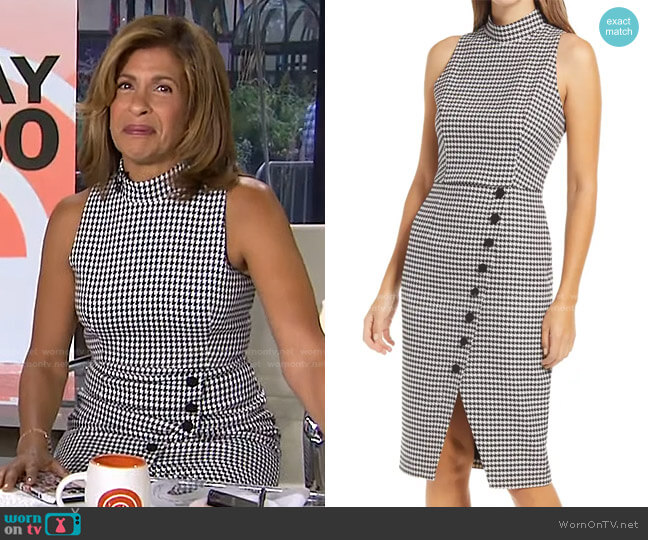 Black Halo Sofie Dress in Classic Chic worn by Hoda Kotb on Today