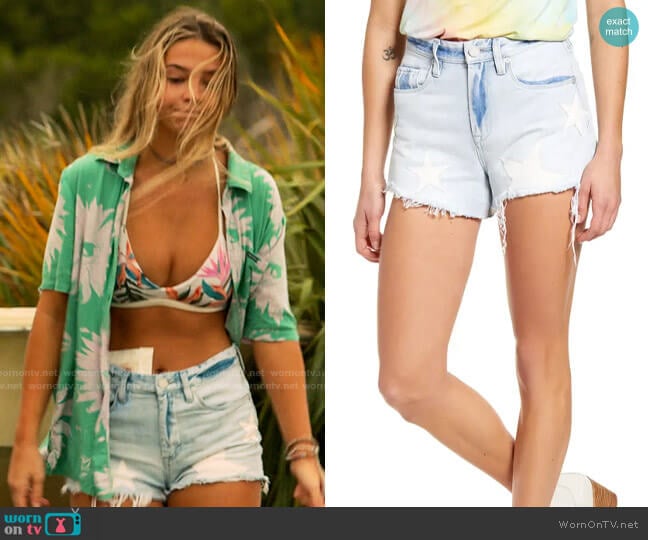 Blank NYC The Barrow Shorts in Allstar worn by Sarah Cameron (Madelyn Cline) on Outer Banks