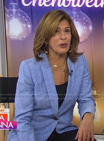 Hoda’s light blue blazer on Today