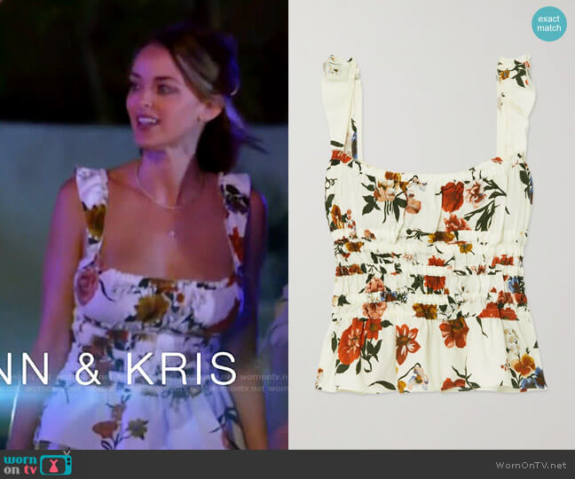 Brock Collection Silvia Top worn by Kaitlynn Carter (Kaitlynn Carter) on The Hills New Beginnings