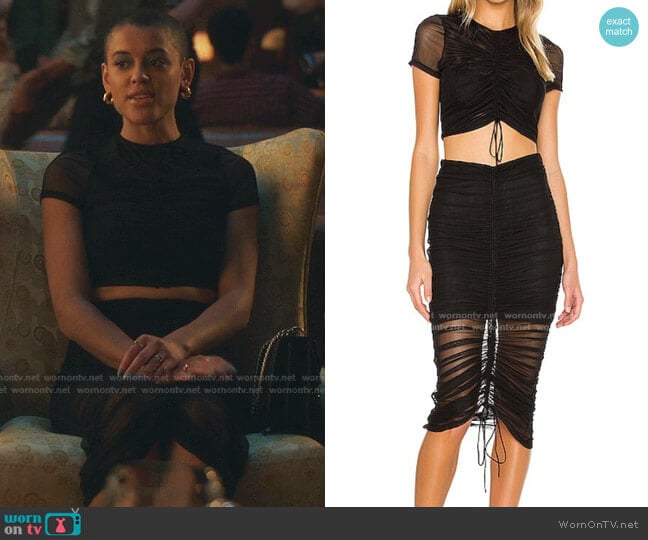 Cinq a Sept Arlen Top worn by Julien Calloway (Jordan Alexander) on Gossip Girl
