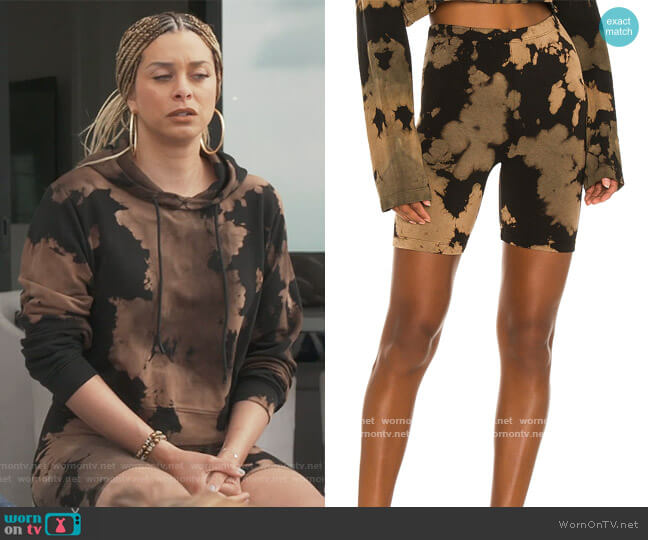 Cotton Citizen Milan Biker Short worn by Robyn Dixon on The Real Housewives of Potomac