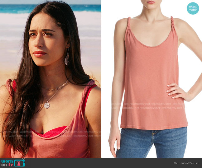 Current/Elliott The Twisted Strap Tank worn by Liz Ortecho (Jeanine Mason) on Roswell New Mexico