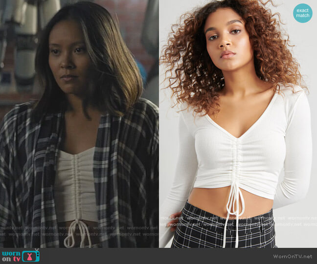 Forever 21 Ruched Crop Top