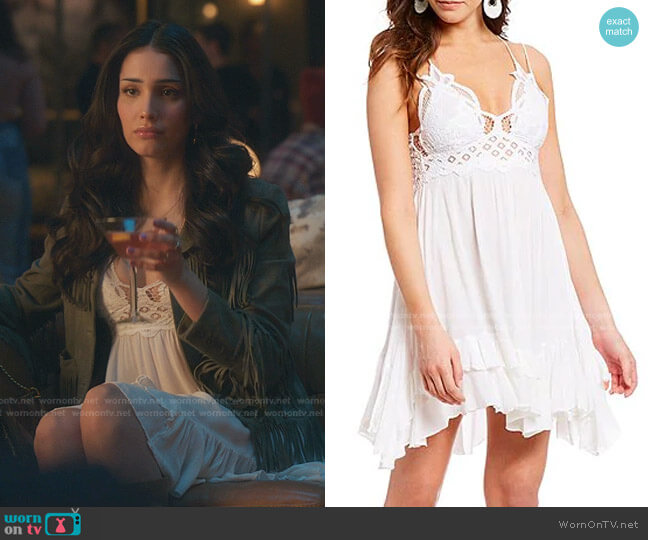 Free People Adella Dress worn by Luna La (Zión Moreno) on Gossip Girl