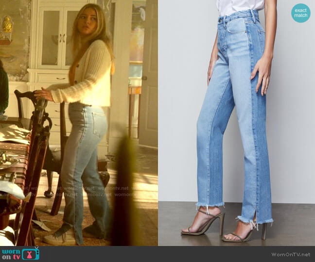 Good American Good Boy Jeans worn by Sarah Cameron (Madelyn Cline) on Outer Banks
