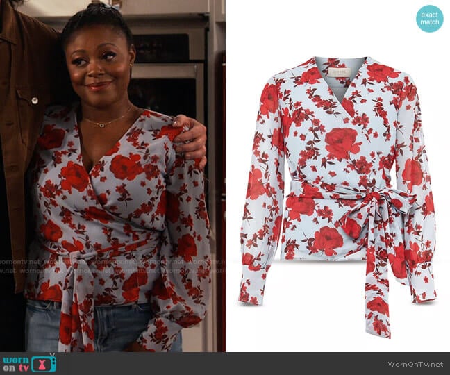 Hobbs Elizabeth Blouse worn by Maeve (Lyric Lewis) on iCarly