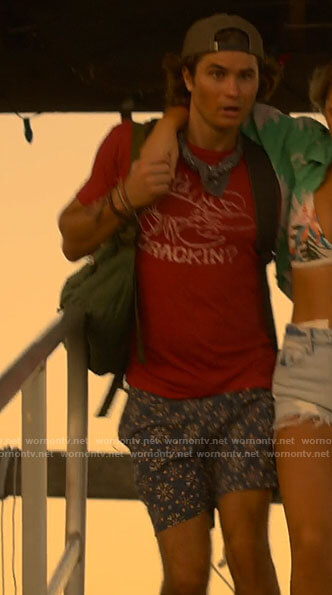 John B’s What’s Crackin lobster tee on Outer Banks