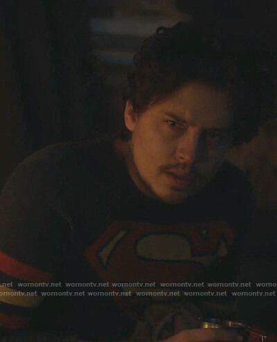 Jughead’s blue superman sweater on Riverdale