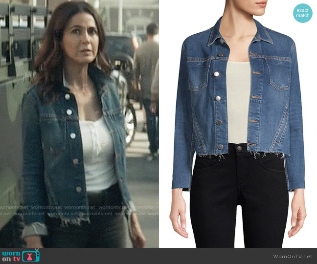 L'Agence Janelle Jacket in Authentique worn by Lana Lang Cushing (Emmanuelle Chriqui) on Superman and Lois