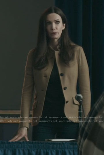 Lois’s camel jacket on Superman and Lois