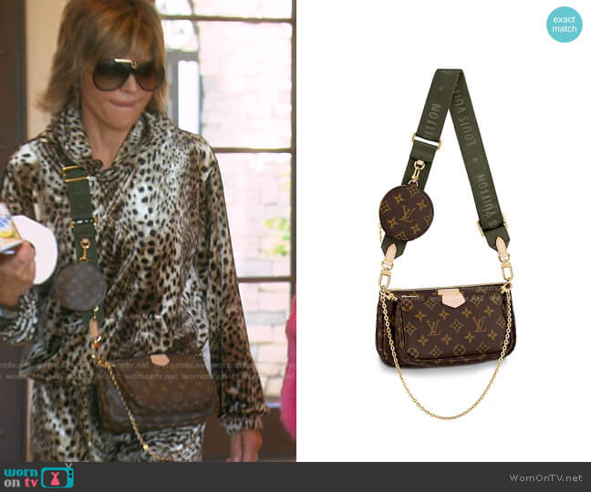 Louis Vuitton Pochette Accessoires worn by Lisa Rinna on The Real Housewives of Beverly Hills