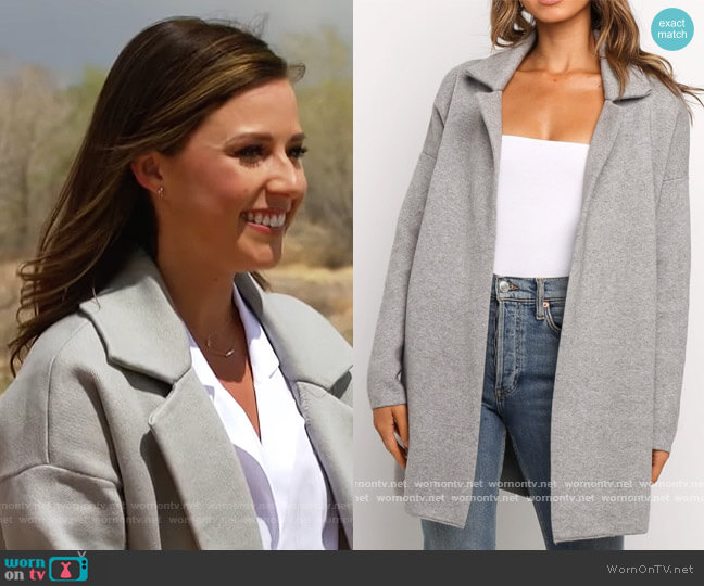 Petal + Pup Lenore Coatigan worn by Katie Thurston on The Bachelorette