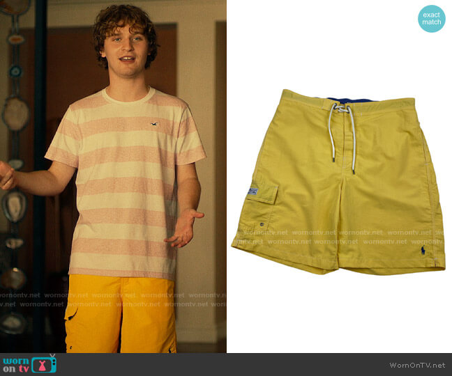 Ralph Lauren Swim Trunks worn by Quinn Mossbacher (Fred Hechinger) on The White Lotus