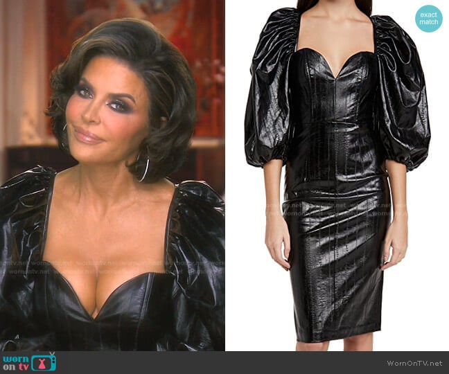 Rotate Irina Dress worn by Lisa Rinna on The Real Housewives of Beverly Hills