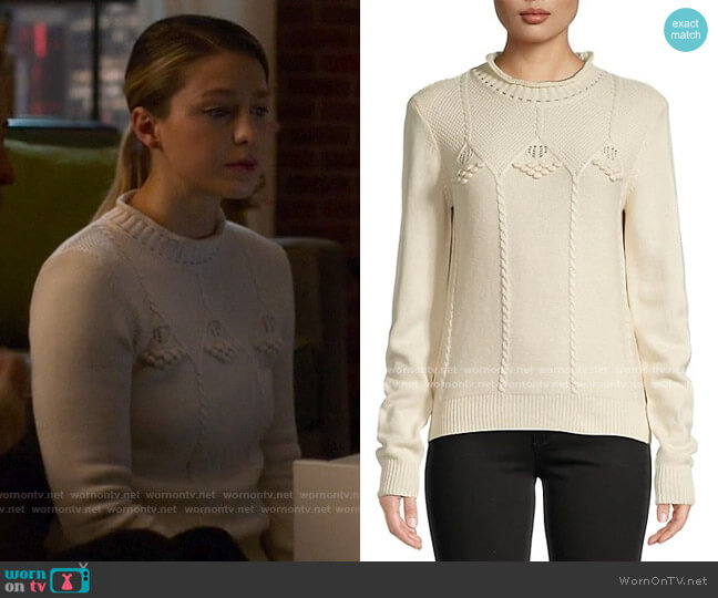 Sessun Moon River Long-Sleeve Sweater worn by Kara Danvers (Melissa Benoist) on Supergirl