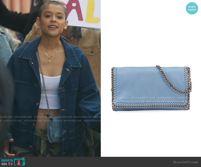 Stella McCartney Falabella Crossbody Bag worn by Julien Calloway (Jordan Alexander) on Gossip Girl